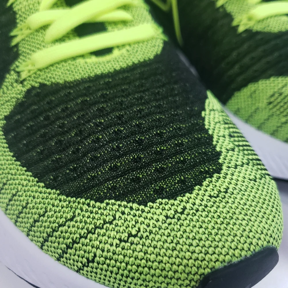 Nike React Infinity Run FlyKnit 2 Volt Black Running Training Sneakers Men's 13